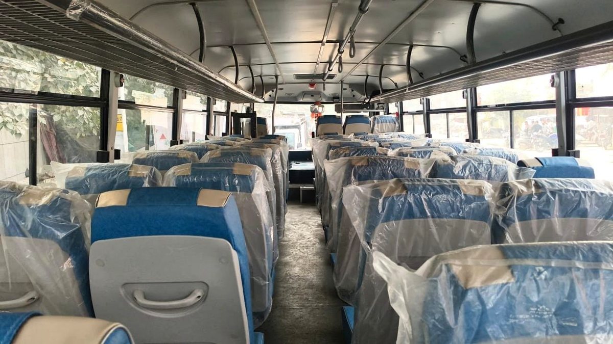Private bus rental serving Faridabad group travel